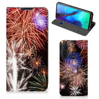 Motorola Moto G Pro Hippe Standcase Vuurwerk