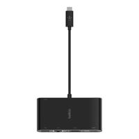 Belkin AVC004BTBK laptop dock & poortreplicator USB 3.2 Gen 1 (3.1 Gen 1) Type-C Zwart - thumbnail