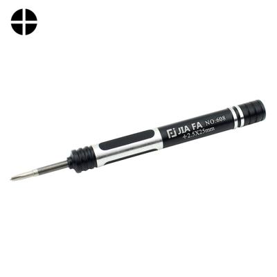 JIAFA JF-608-2.5 hol Kruis Tip 2.5 middelste Bezel reparatie schroevendraaier (zwart)