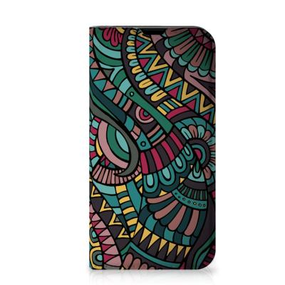 iPhone 13 Mini | Hoesje met Magneet | Aztec iPhone 13 Mini | Hoesje met Magneet | Aztec