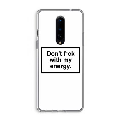 My energy: OnePlus 8 Transparant Hoesje