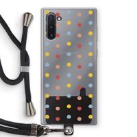 Bollen: Samsung Galaxy Note 10 Transparant Hoesje met koord