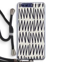 Marrakech Zigzag: Honor 9 Transparant Hoesje met koord