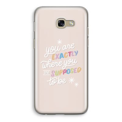 Right Place: Samsung Galaxy A5 (2017) Transparant Hoesje