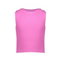 Geisha zomer top meisjes - rib cropped - cassis