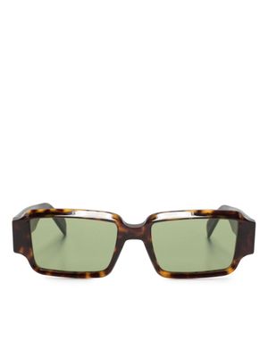 Retrosuperfuture lunettes de soleil Astro à monture rectangulaire - Marron