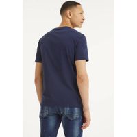 GUESS T-shirt met logo donkerblauw - thumbnail