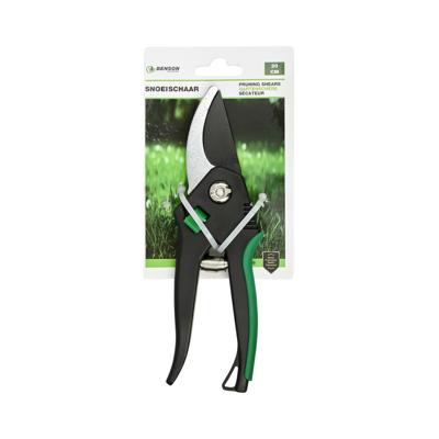 Snoei- en bloemenschaar - 20 cm - groen - tuinschaar - voor bloemen en takken