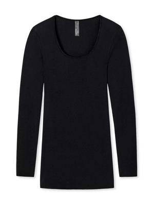 Schiesser - Spencer 1/1 - Luxury - zwart, Maat:46