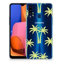 Samsung Galaxy A20s TPU Case Palmtrees - thumbnail