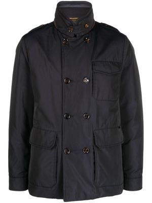 Moorer veste matelassée à boutonnière croisée - Bleu