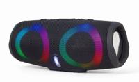 Gembird SPK-BT-LED-02 Draagbare & party speaker Mono draadloze luidspreker Zwart 10 W