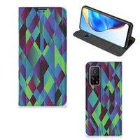 Xiaomi Mi 10T | 10T Pro Stand Case Abstract Green Blue