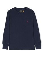 Ralph Lauren Kids t-shirt à motif Polo Pony - Bleu