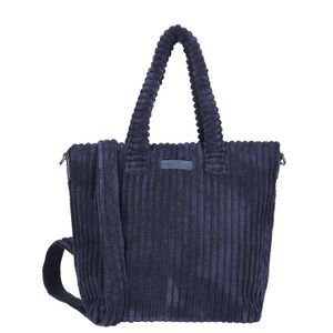 Enrico Benetti Corduroy Ribstof Shopper/Schoudertas Rosie Navy