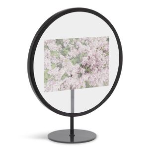 Umbra Infinity fotolijst 22x27x10cm staand rond Iron zwart 1012271-040