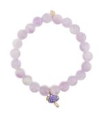 Sydney Evan bracelet en or 14ct à breloques - Violet - thumbnail