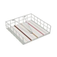 Servethouder Versa FLINT Staal Hout MDF 18 x 7 x 18 cm