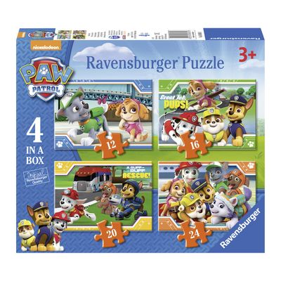 Ravensburger - paw patrol puzzel 4in1