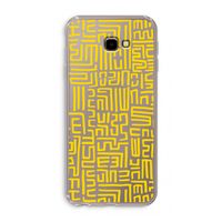 Majorelle Blue Print: Samsung Galaxy J4 Plus Transparant Hoesje