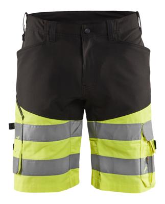 Blåkläder Short met stretch High-Vis 15411811 | Zwart/High Vis Geel | Maat 58 - 7330509692189