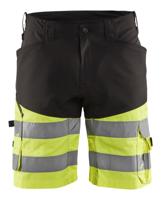 Blåkläder Short met stretch High-Vis 15411811 | Zwart/High Vis Geel | Maat 56 - 7330509692172