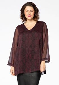 Yoek Tuniek v- hals | Rood | Maat 42/44