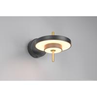 Trio Moderne wandlampKeaton zwart met goud - 240270180