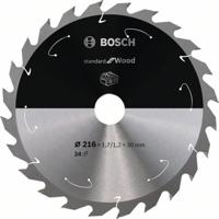 Bosch Accessories Bosch Power Tools 2608837724 Hardmetaal-cirkelzaagblad 216 x 30 mm Aantal tanden: 24 1 stuk(s)