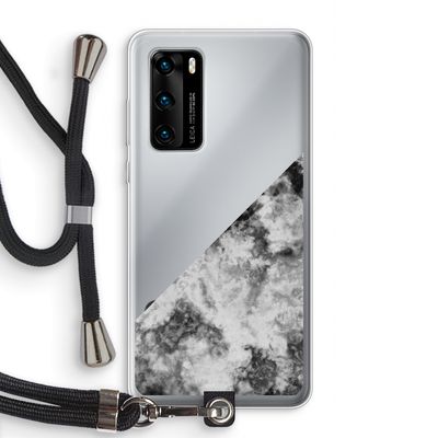 Onweer: Huawei P40 Transparant Hoesje met koord