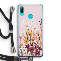 Painted wildflowers: Huawei P Smart (2019) Transparant Hoesje met koord