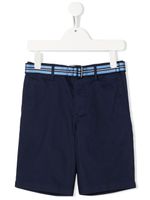 POLO RALPH LAUREN KIDS bermuda ceinturé à coupe quatre poches - Bleu