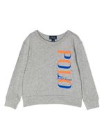 POLO RALPH LAUREN KIDS sweat en coton à logo imprimé - Gris