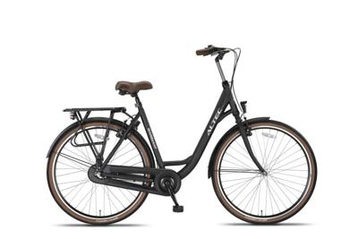 Altec Marquant 28 inch 56 cm dames 3v v-brakes matzwart
