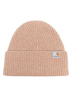 Carhartt WIP bonnet en maille nervurée à patch logo - Tons neutres