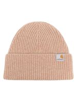 Carhartt WIP bonnet en maille nervurée à patch logo - Tons neutres