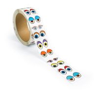 Colorations - gekleurde oogstickers, 2000st.