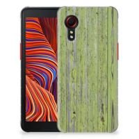 Samsung Galaxy Xcover 5 | Bumper Hoesje | Green Wood