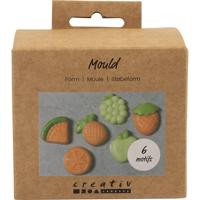 Creativ Company Mallen, fruit, h: 1,8 cm, l: 4,5-6 cm, 6 stuk/ 1 doos