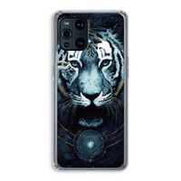 Darkness Tiger: Oppo Find X3 Transparant Hoesje