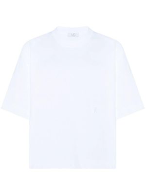 Rosetta Getty x Violet Getty t-shirt crop - Blanc