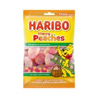 Snoep haribo perziken zak 250gr | 10 stuks