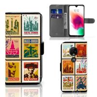 Motorola Moto G7 | G7 Plus | Flip Cover | Postzegels