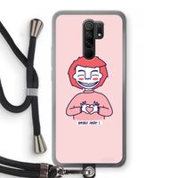 Hartje: Xiaomi Redmi 9 Transparant Hoesje met koord