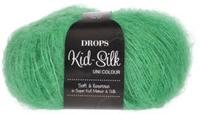 Drops Kid Silk Uni Colour 048 Papegaaigroen