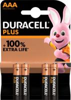 Duracell Plus AAA batterijen (4)
