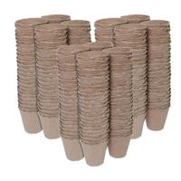 Stekpotje / kweekpot - 288x stuks - 6 cm - turfpotjes