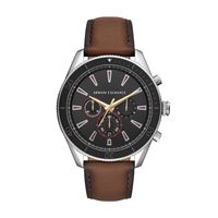 Horlogeband Armani Exchange AX1822 Leder Bruin 22mm