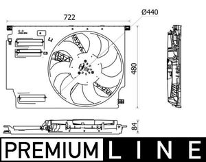 Koelventilator CFF532000P