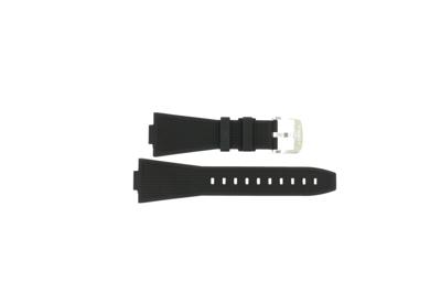 Horlogeband Tissot T852.048.462 / T137 / 4071705100A / T1374071705100A / T603048462 Rubber Zwart 12mm
